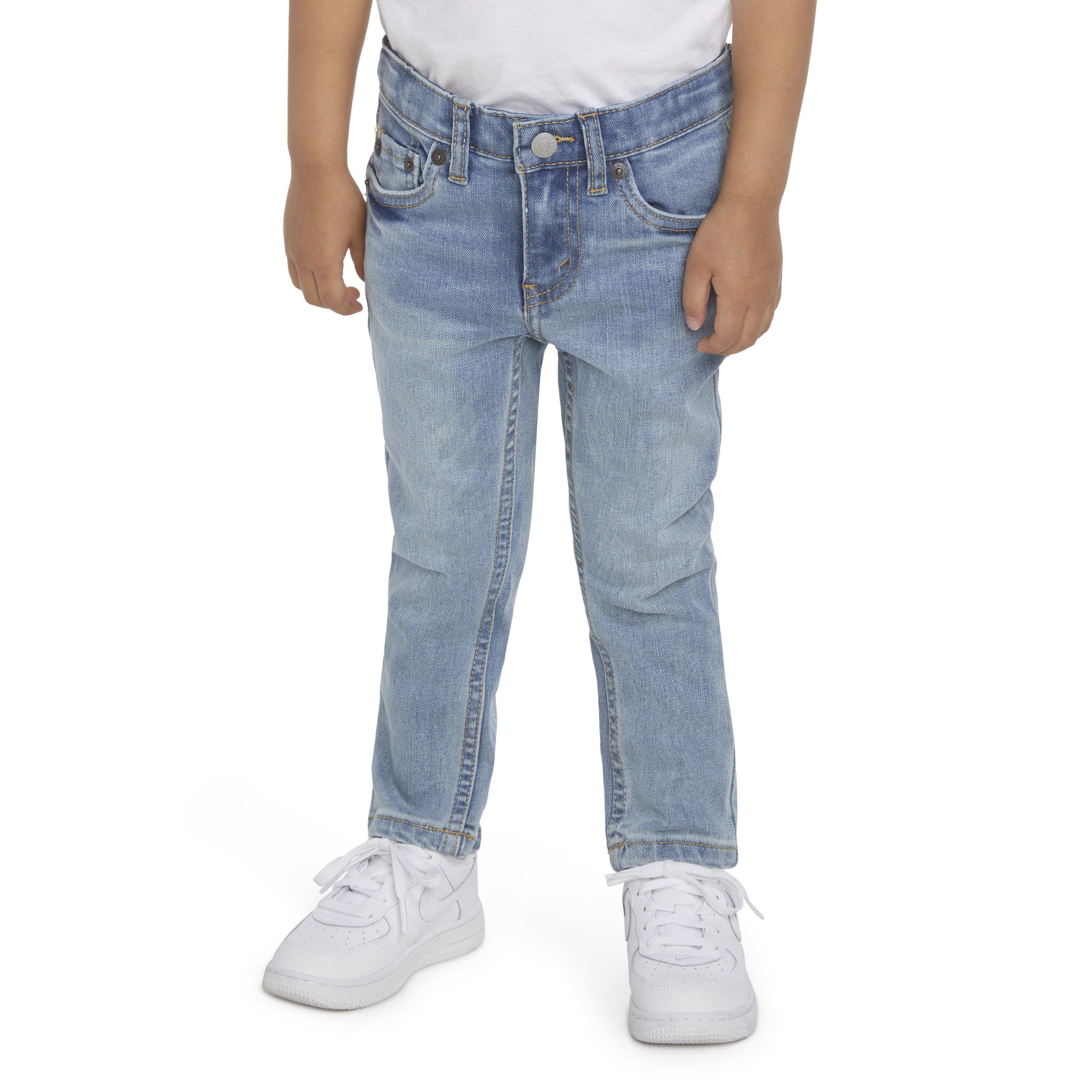 Levi's 510 Eco Performance Skinny Fit Lt Wash Toddler Boys' Blue Denim Jeans - BLUE